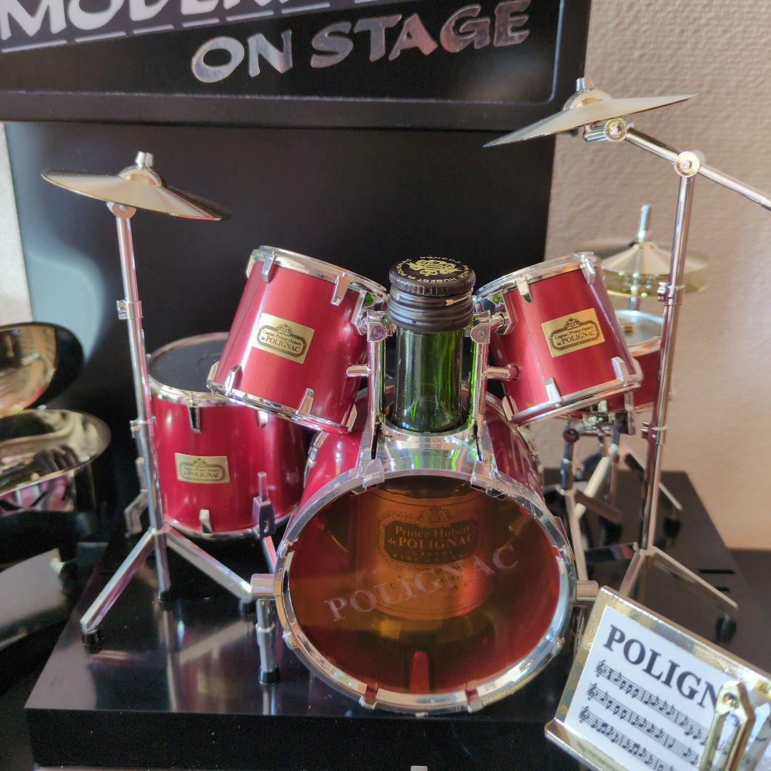 ジャズセット ミニボトル付き 楽器 置物 洋酒ミニチュアボトル　レア物　 レトロ