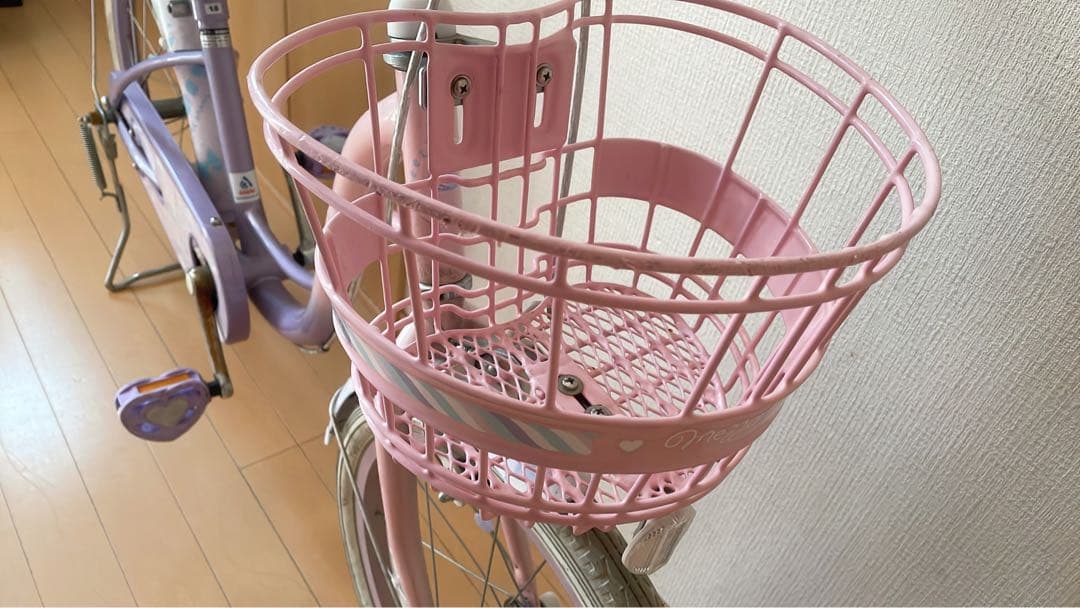 メゾピアノ　補助輪　幼児用自転車 18インチ 東大阪近郊お届け可能