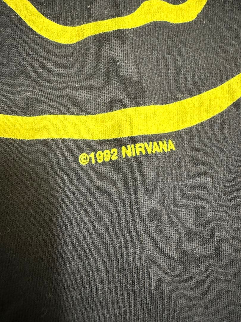 o*a様 NIRVANA スマイル Tシャツ Lサイズ ©️1992