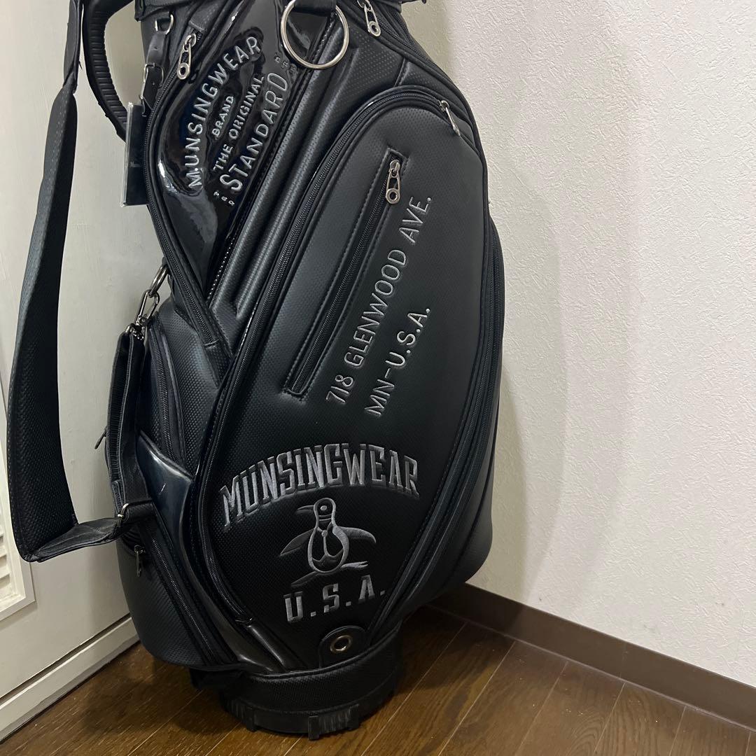 マンシングウェアキャディーバッグ黒