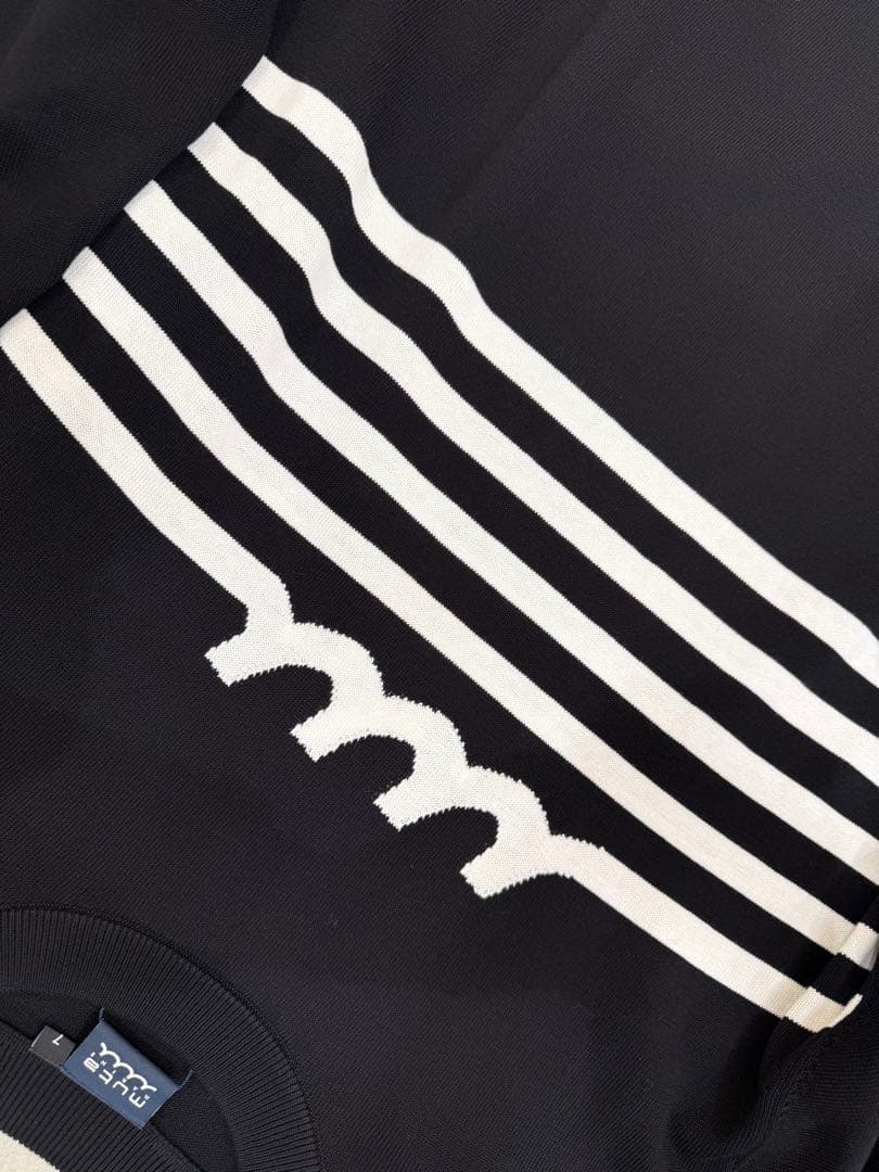 【新品】ムータマリン　ゴルフ　ニット　プルオーバー　黒　メンズ　XL