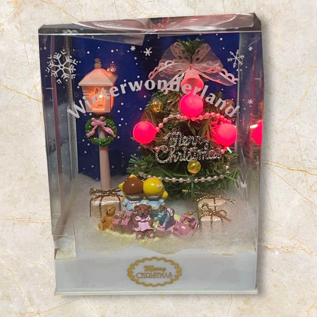 キキララ リトルツインスターズ ジオラマ ミニツリー クリスマス