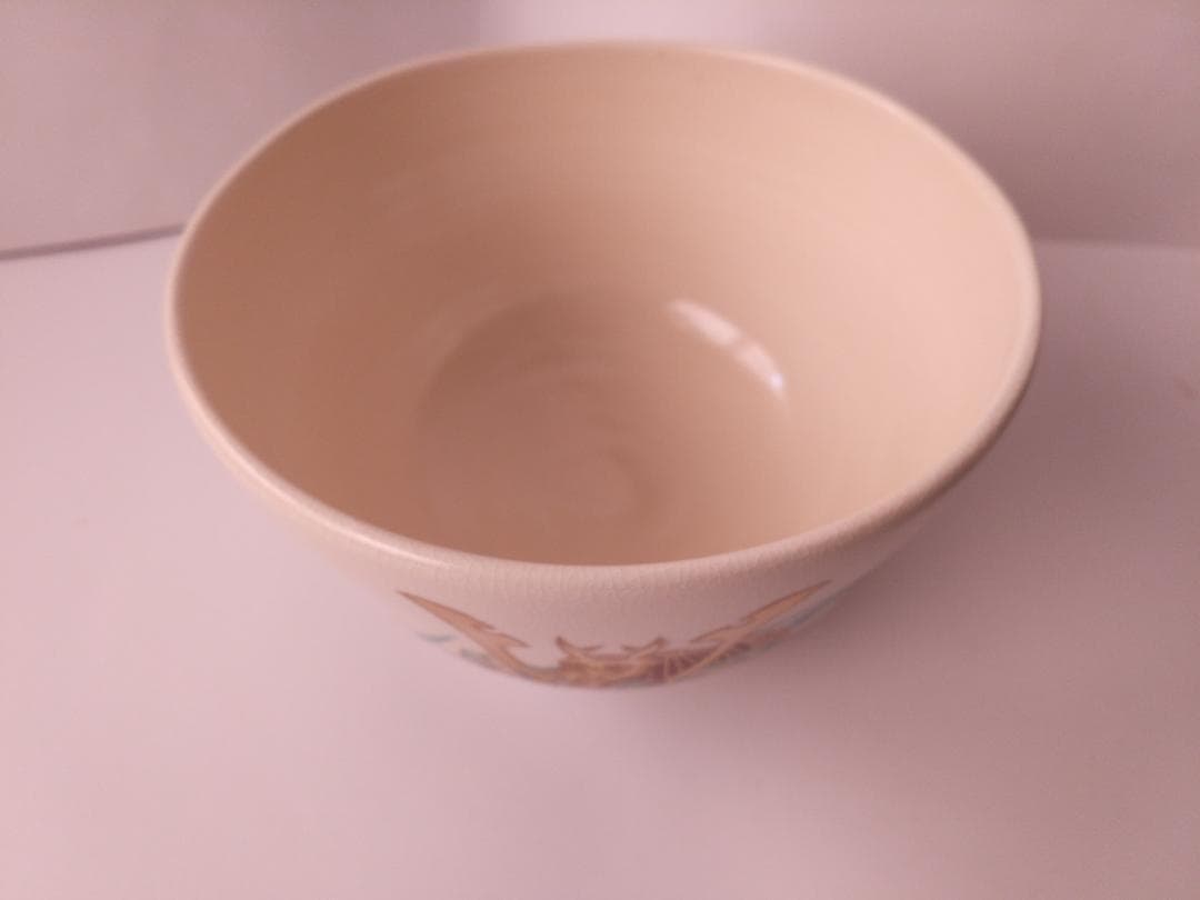 鳴滝窯 橋本城岳 色絵兜文 京焼 茶碗 茶道具 茶器 抹茶碗 共箱 新品 未使用