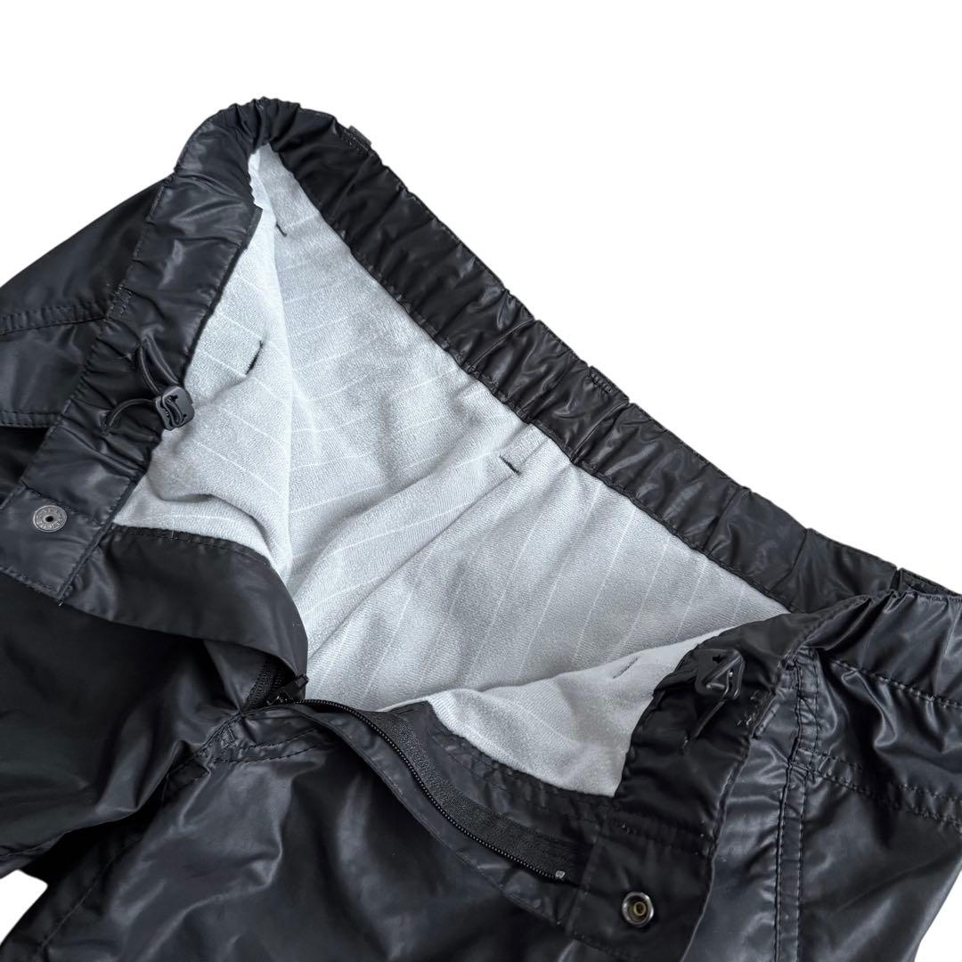 パーリーゲイツ 中綿 ナイロンパンツ ロゴ入り 5サイズ メンズL 黒 冬ゴルフ