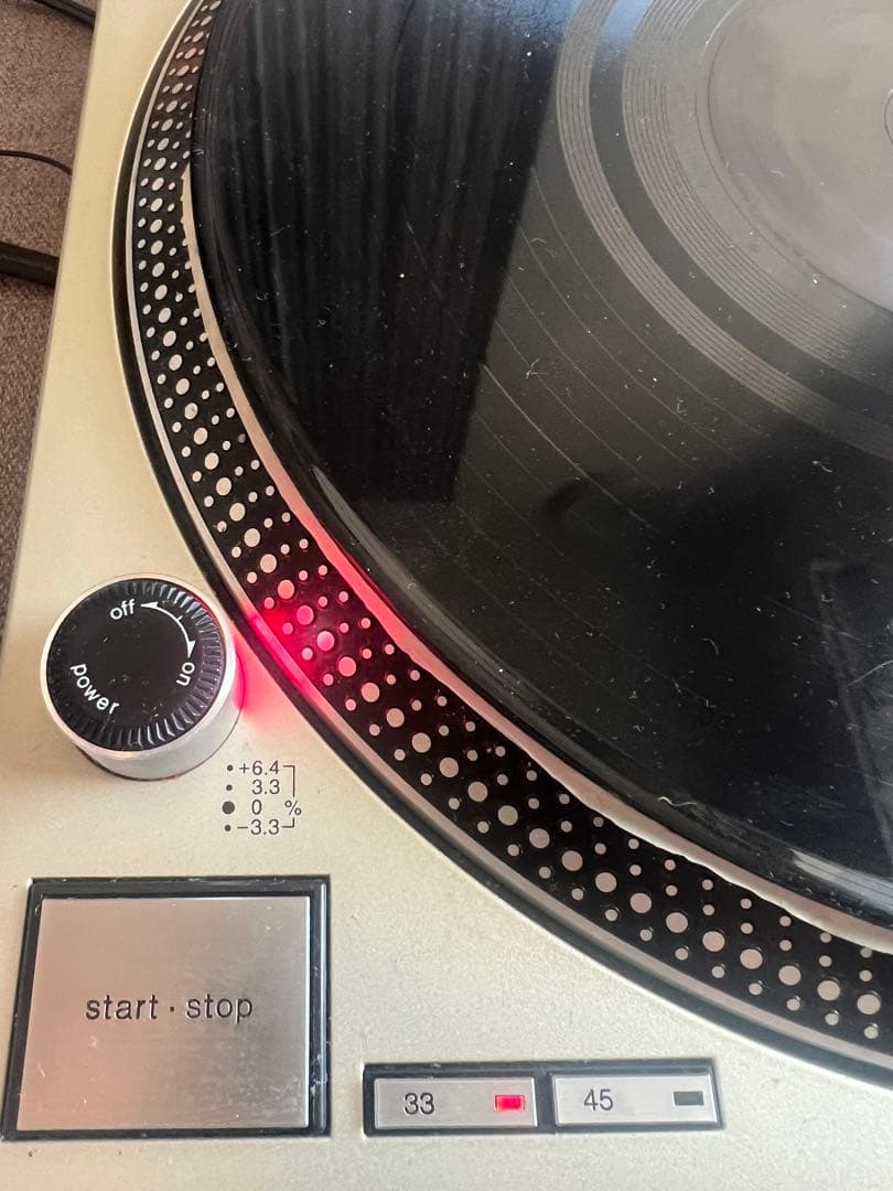 Technics SL-1200 mk5ターンテーブル シルバー×2台セット