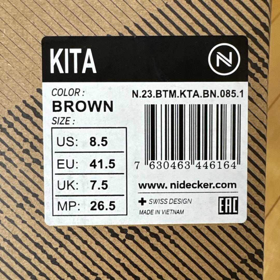 【カズ】【未使用品】NIDECKER KITA 2023 26.5cm