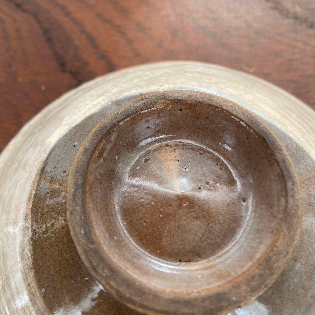 李朝古花三嶋茶碗