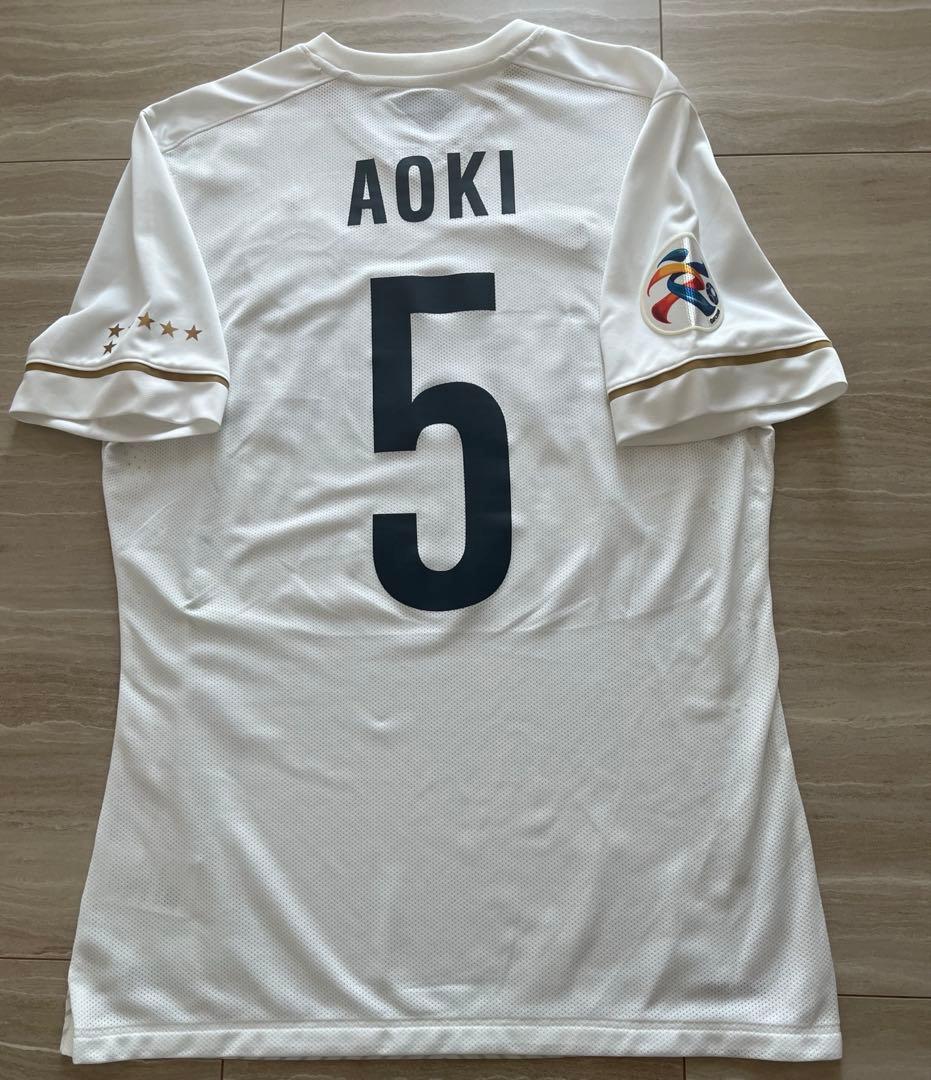 鹿島アントラーズ　2015 支給ACL用アウェイユニフォーム　青木剛