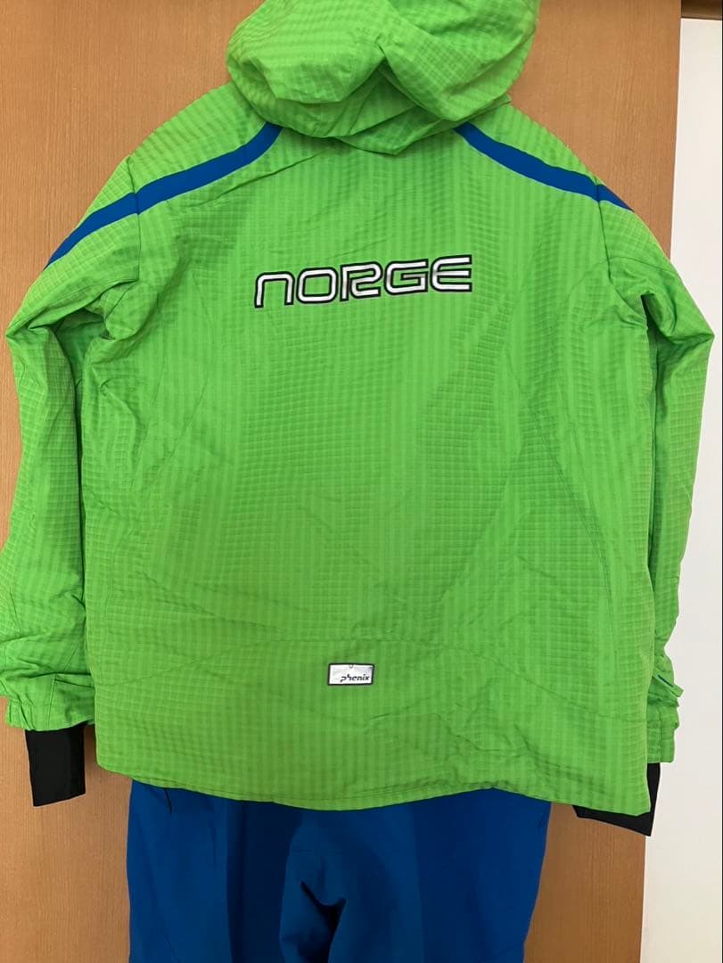 Phenix 子ども用スキーウェア 緑色