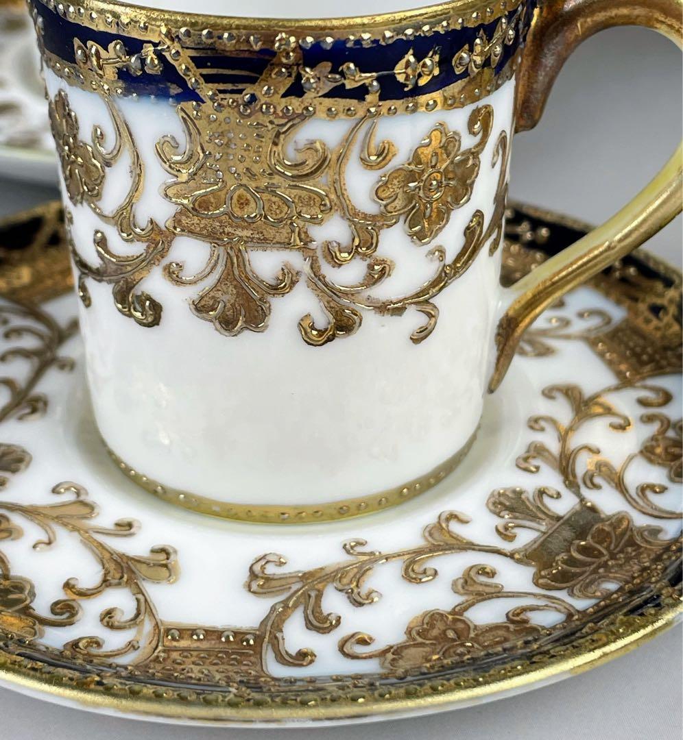 【専用】オールノリタケ デミタスセット ティーポット カップ ソーサー2客セット