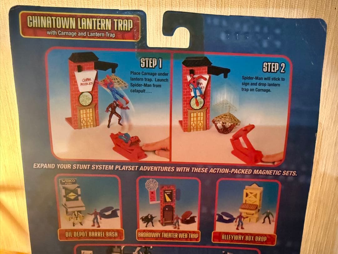 【SPIDER-MAN】スパイダーマン スタントシステム ビンテージのおもちゃ
