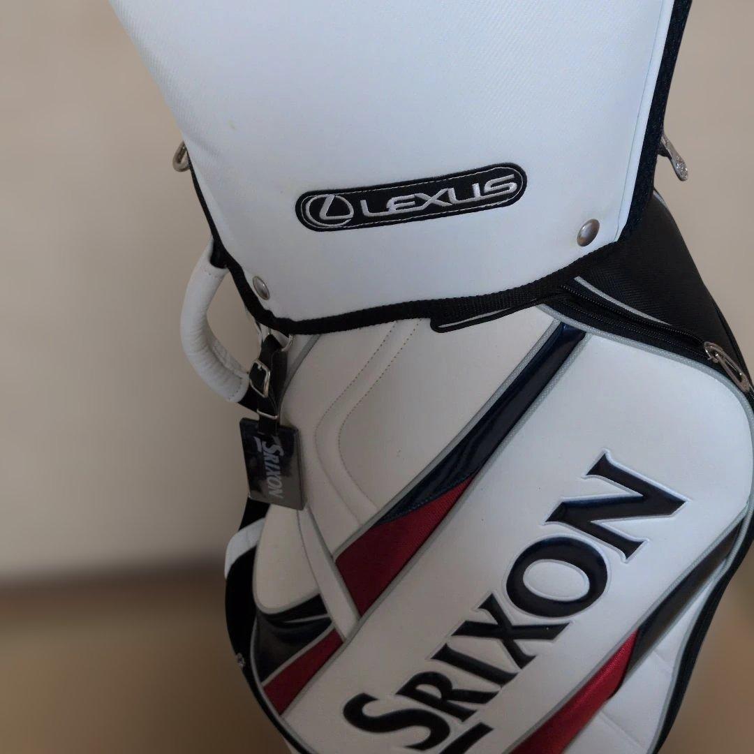 c*o様 Srixon キャディバッグ 、レクサスロゴ、ホワイト/ブラック/レッ
