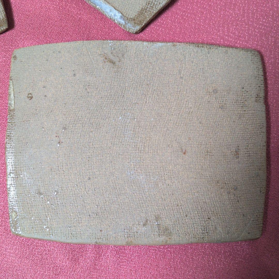 陶磁器　食器　皿　長角皿　長方皿　平皿　３枚　古道具　古民具