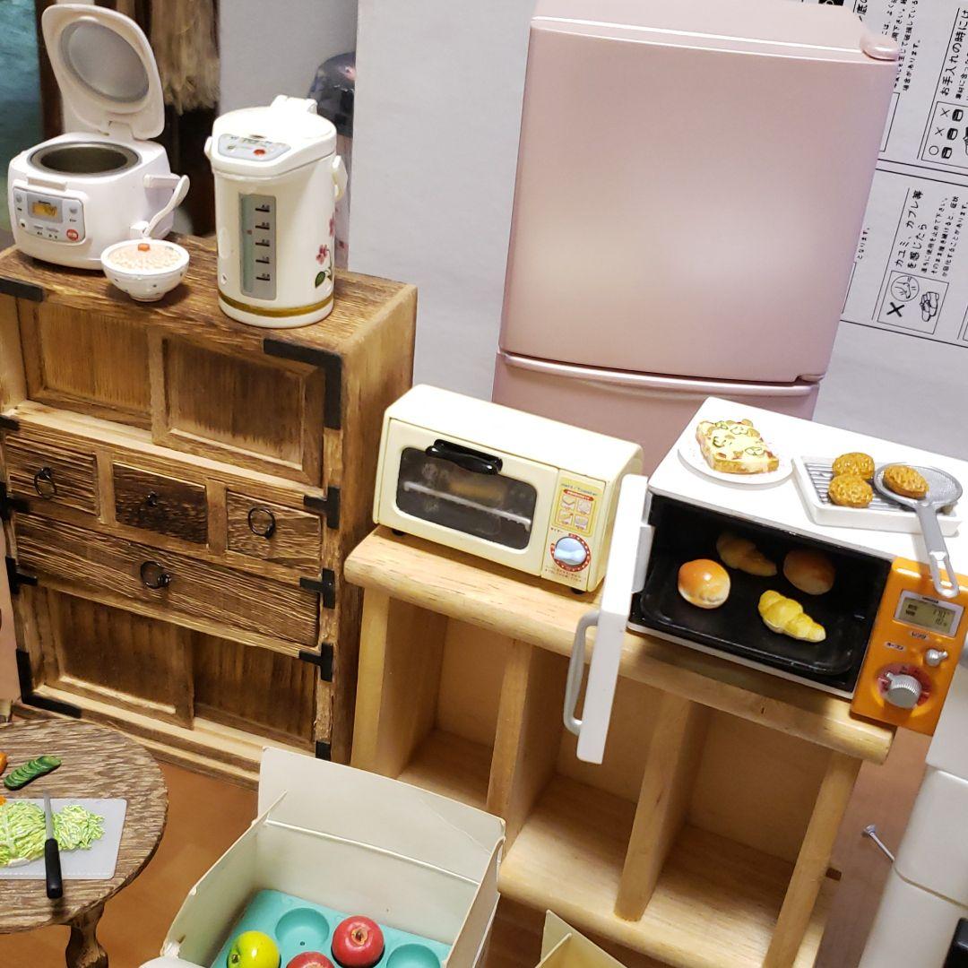 ぷちサンプルキッチン冷蔵庫コンビニ棚電化製品