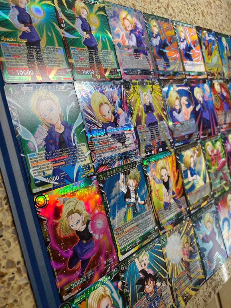 ドラゴンボールカードゲーム　人造人間18号　まとめ売り　35枚！！英語