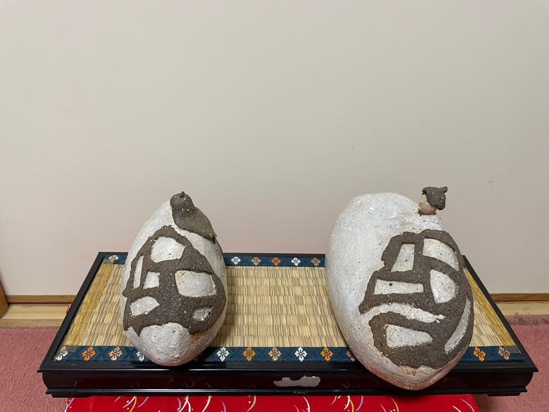 まんちゃん陶雛　お雛女雛　お雛様