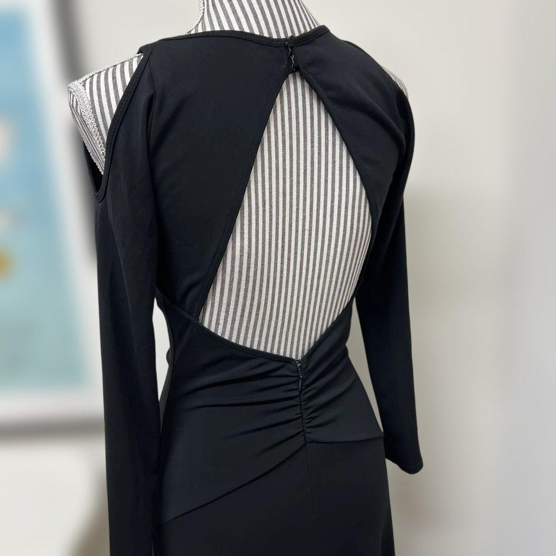 チャコット　社交ダンス　ブラックドレス　M