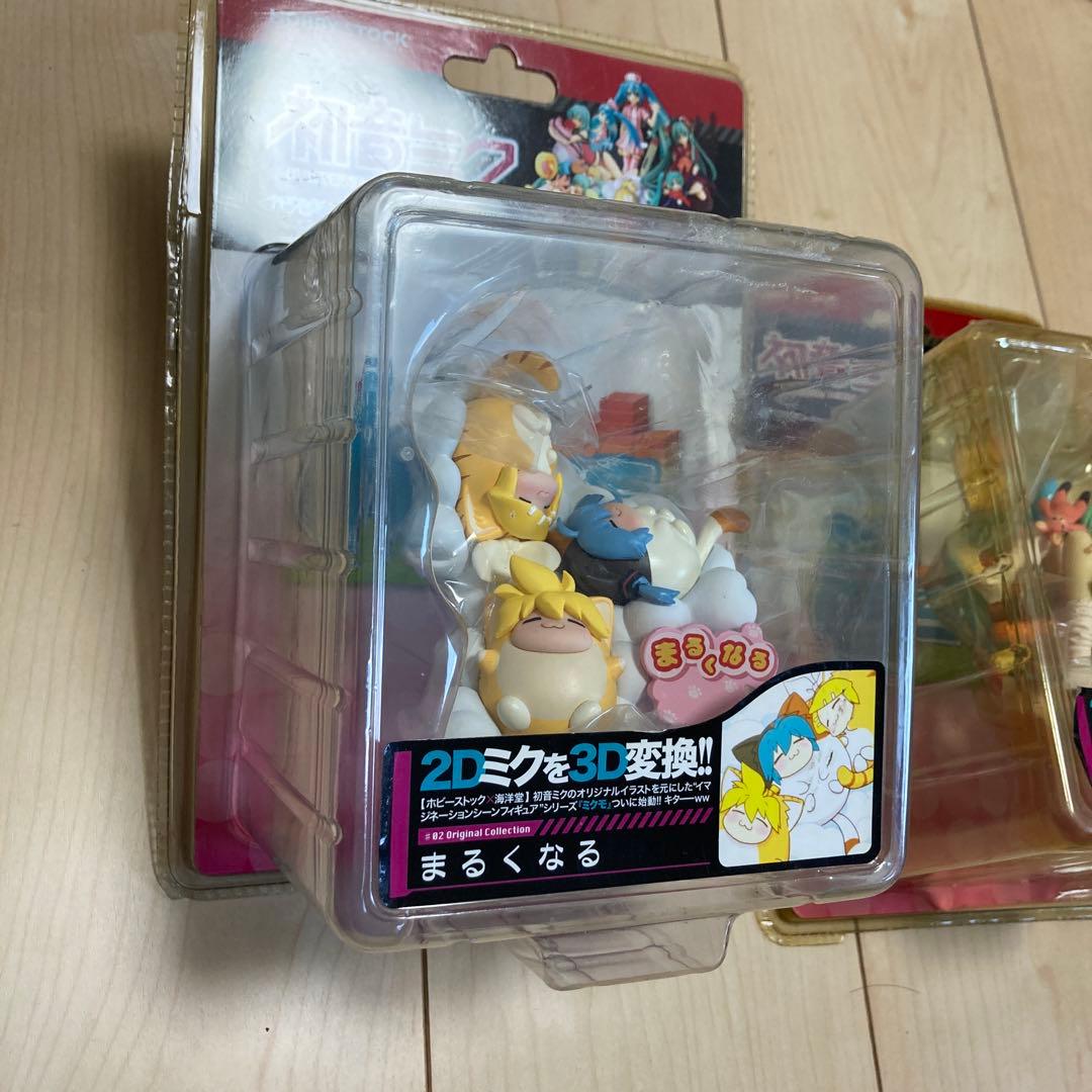 初音ミク ミクモ イマジネーションシーンフィギュア まるくなる LOL 2体