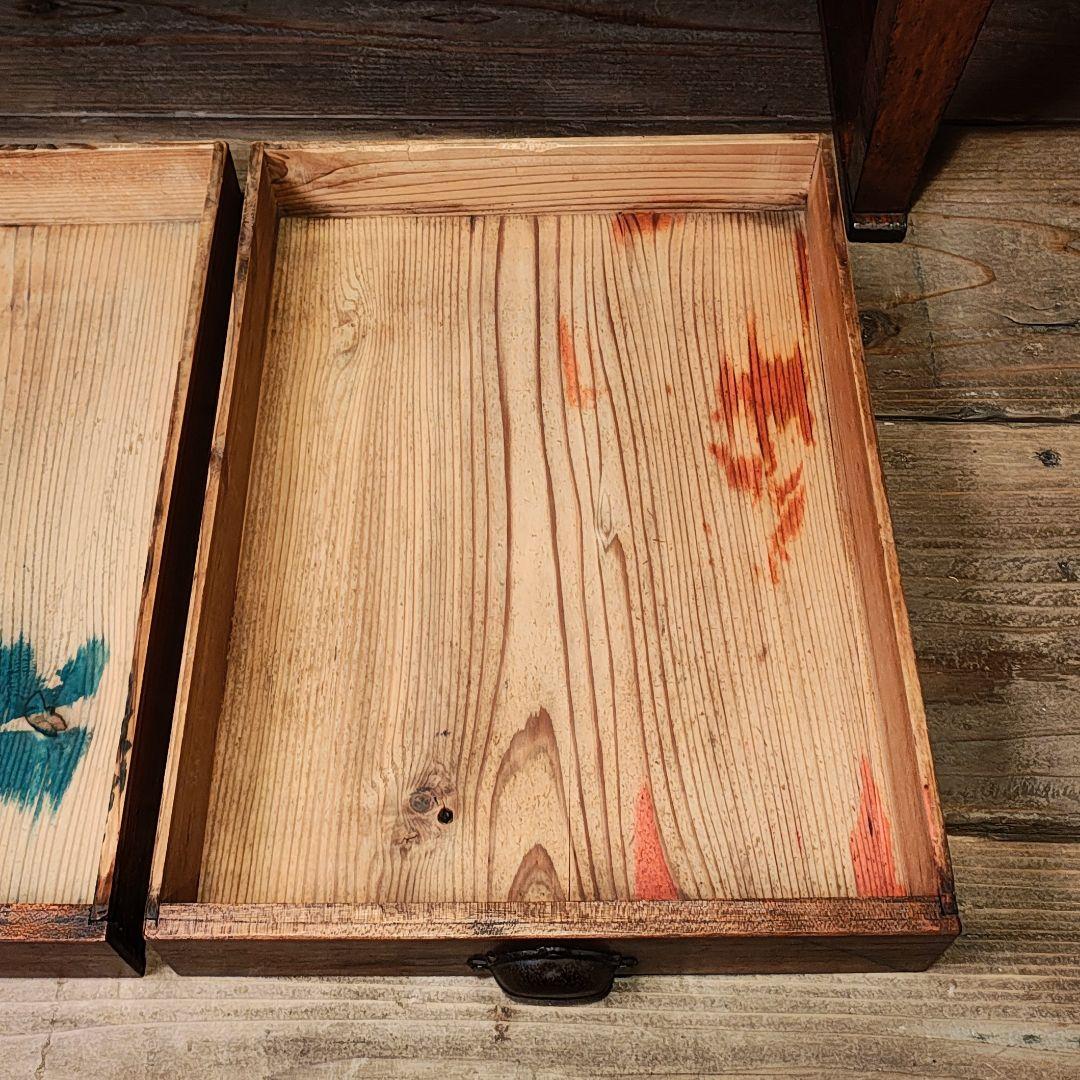 帳場机　文机　ライティングデスク　昭和レトロ　古家具