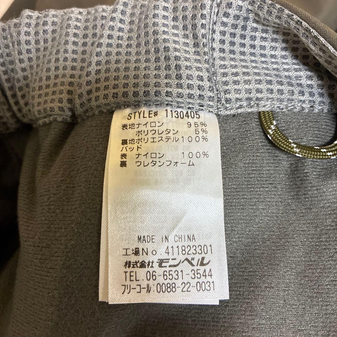 未使用　モンベル　サイクルライニングパンツ Men's L ブラックオリーブ