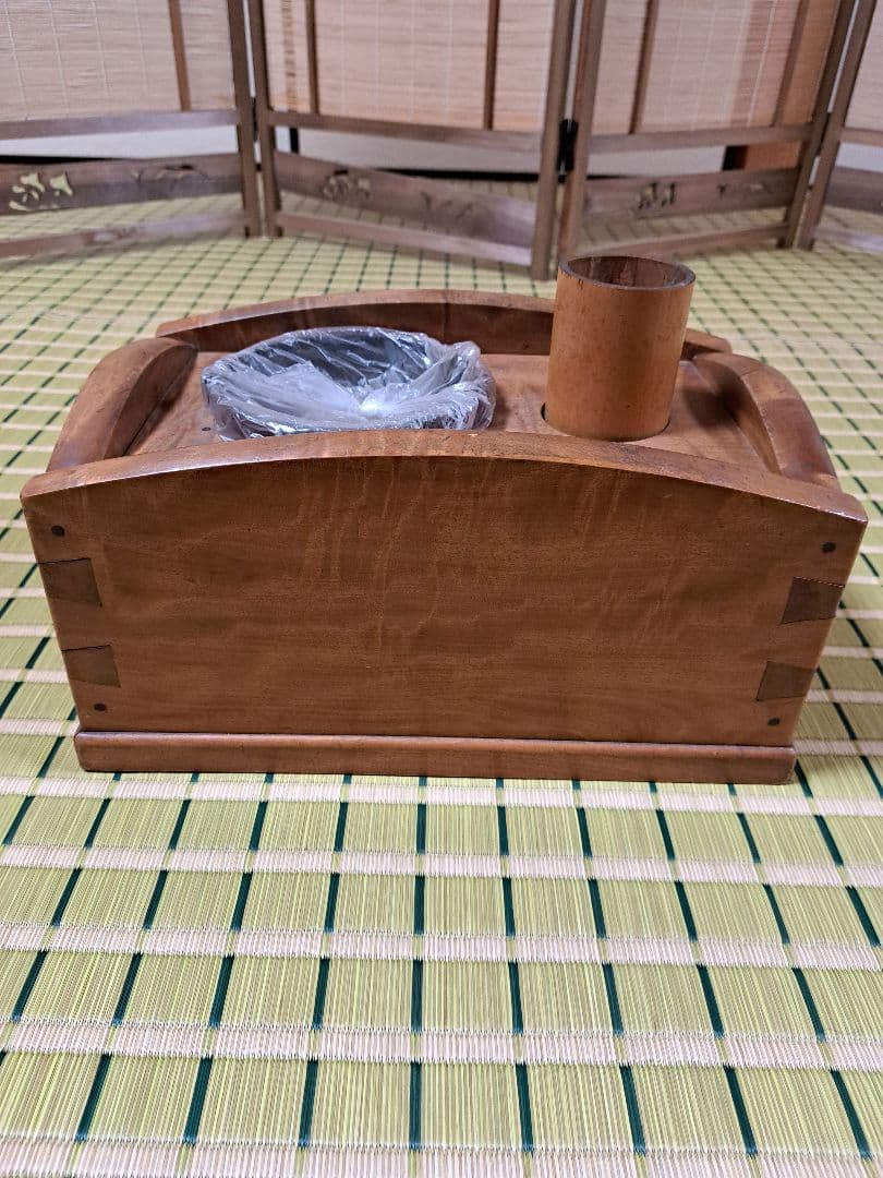 【希少】煙草盆茶道京都Old Japanese ashtray and vase