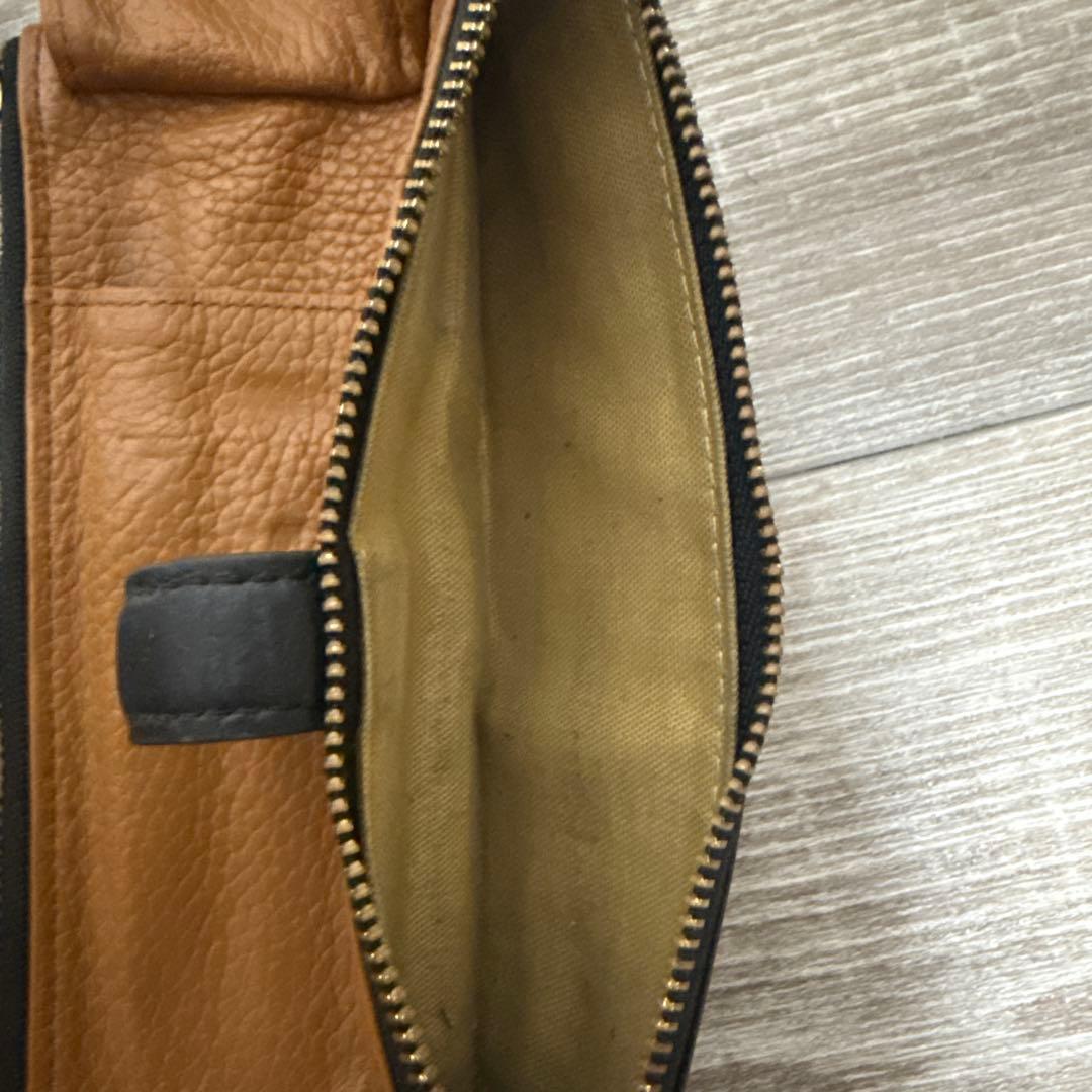 C COMPANY 黒 レザー 筆箱 廃盤品