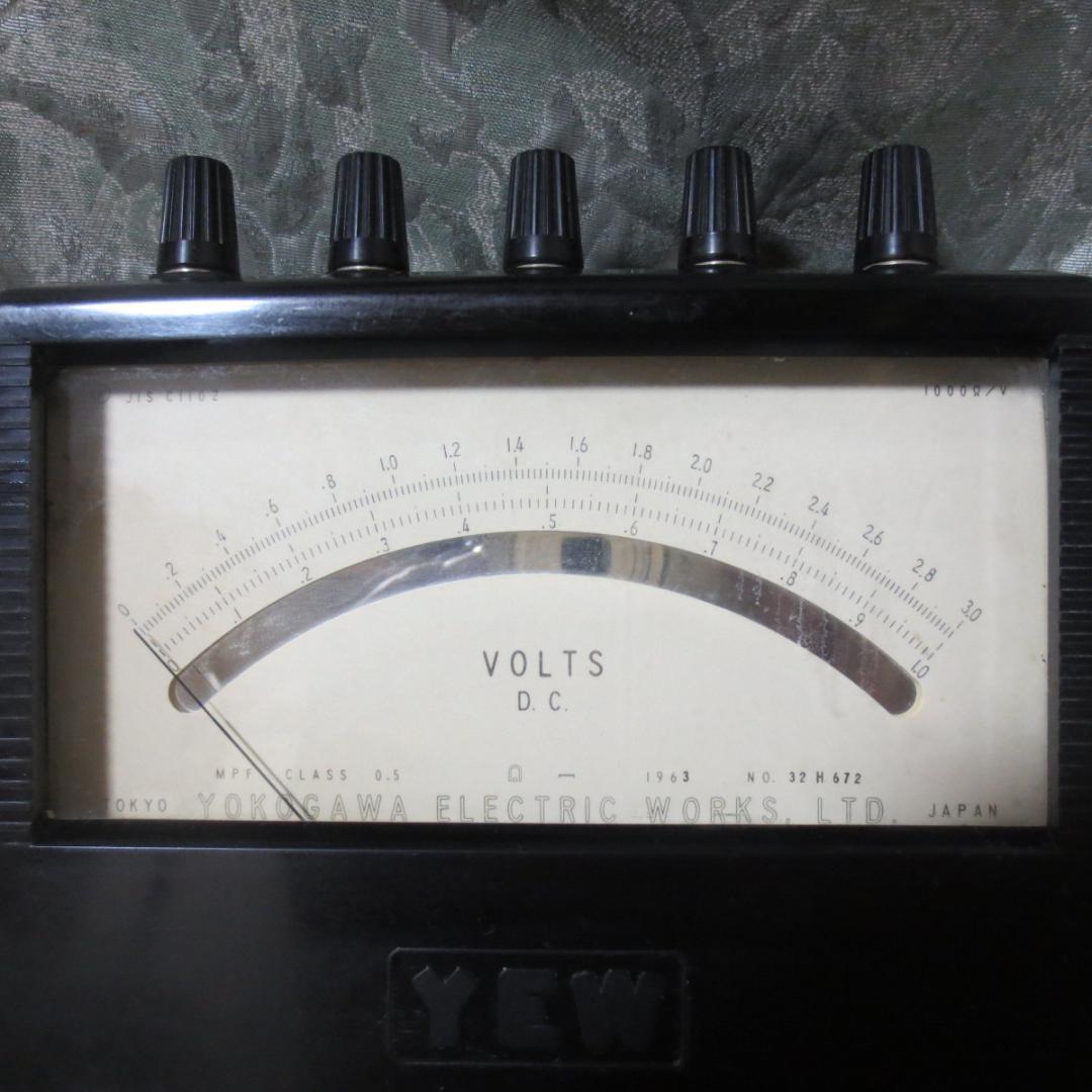 横河電機 電圧計◆YEW　YOKOGAWA ELECTRIC　S-8105◆8