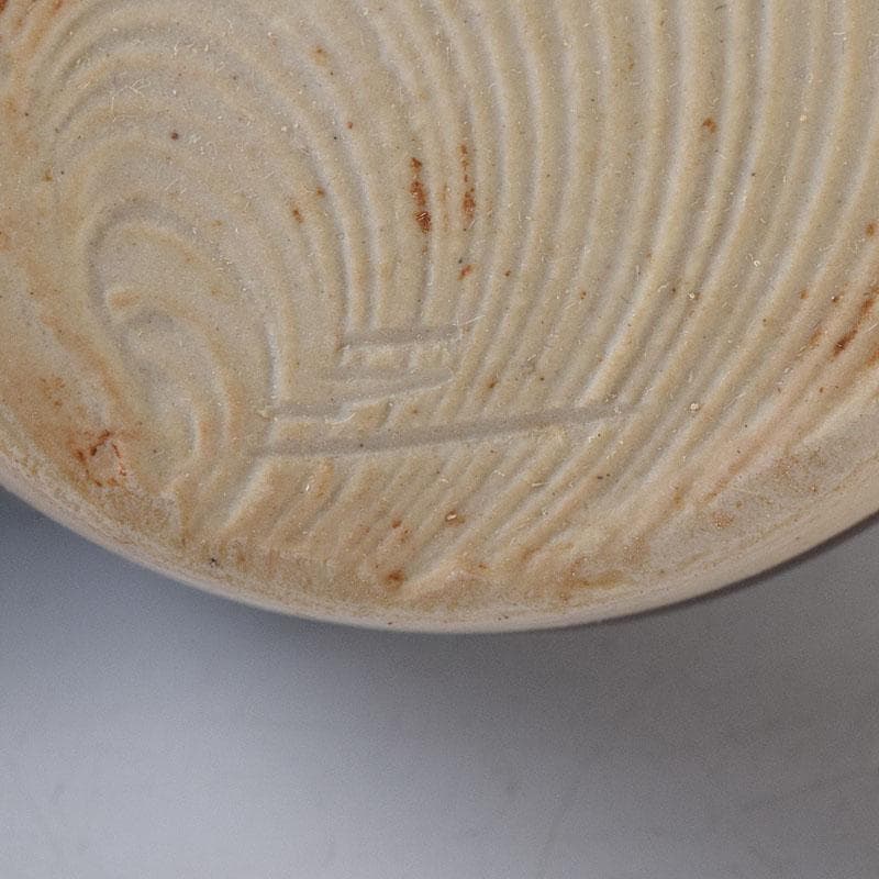 茶道具　京焼　桶谷定一作　肩衝茶入　仕覆付　共箱　V　7748