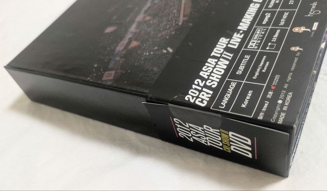 チャン・グンソク　サイン入り　ASIA TOUR CRI SHOW II