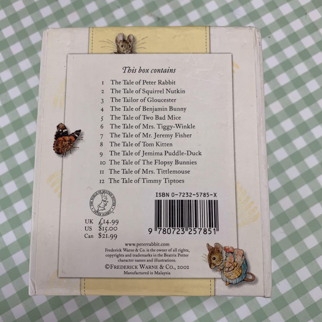 ピーターラビット　ミニ　絵本　インテリア　レトロ　アンティーク　ビンテージ