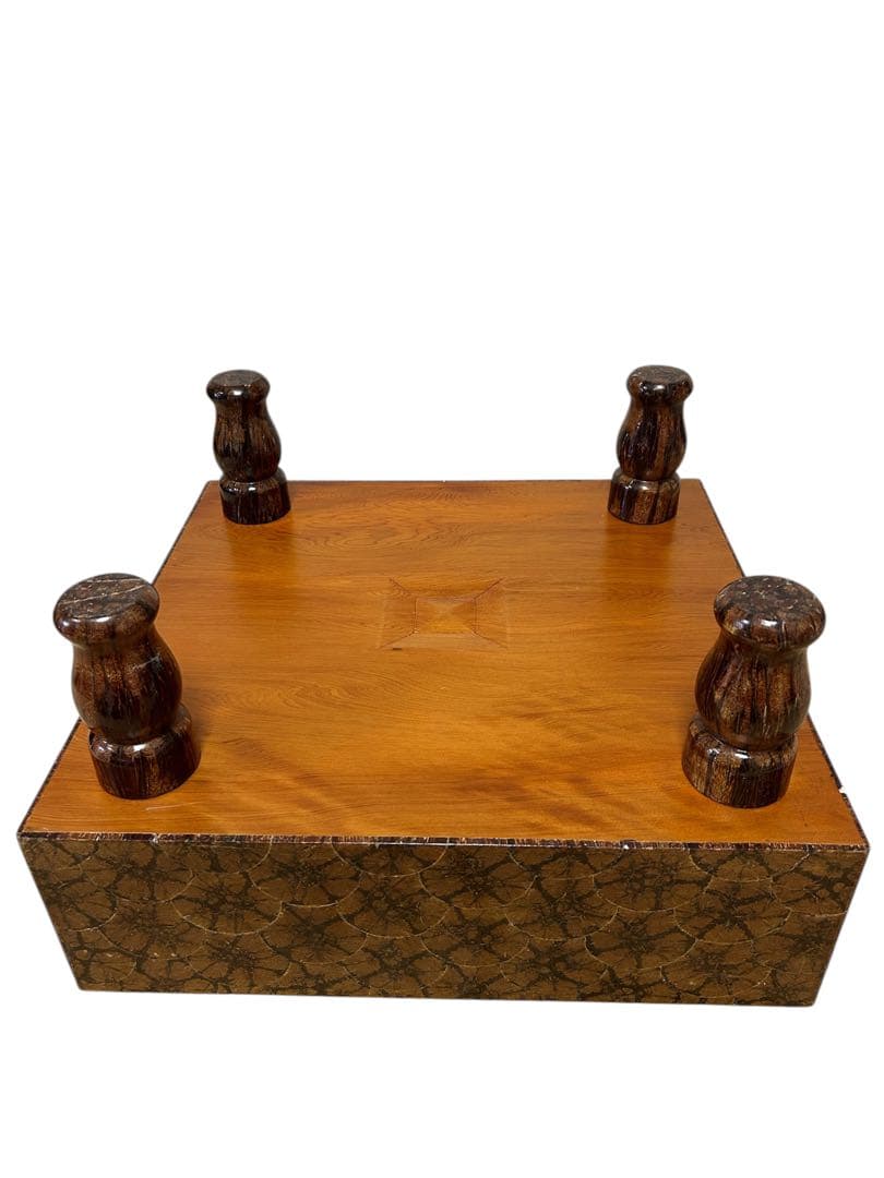 高級囲碁盤　蒔絵碁盤　漆芸碁盤　漆塗り　脚付き・へそあり