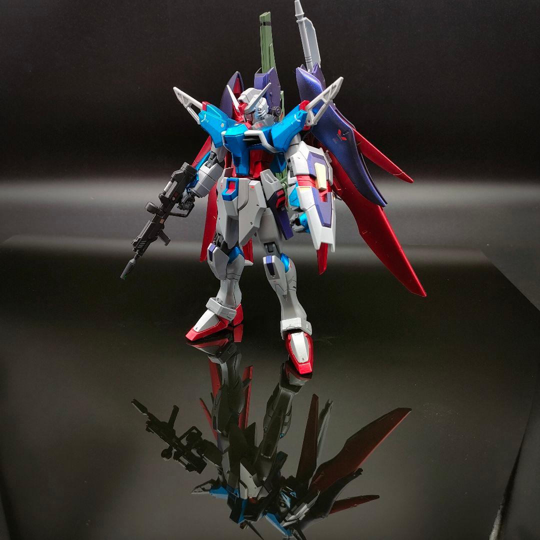 デスティニーガンダムspecⅡ　ゼウスシルエットゴースト　ガンプラ 塗装完成品