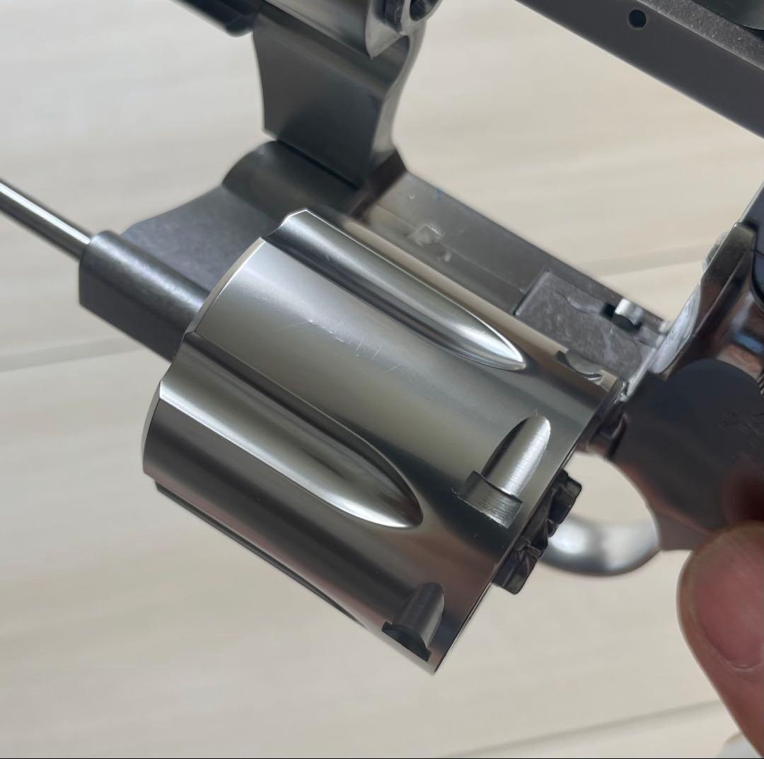 タナカコルトパイソンモデルガン 3インチRモデルステンレスフィニッシュ未発火