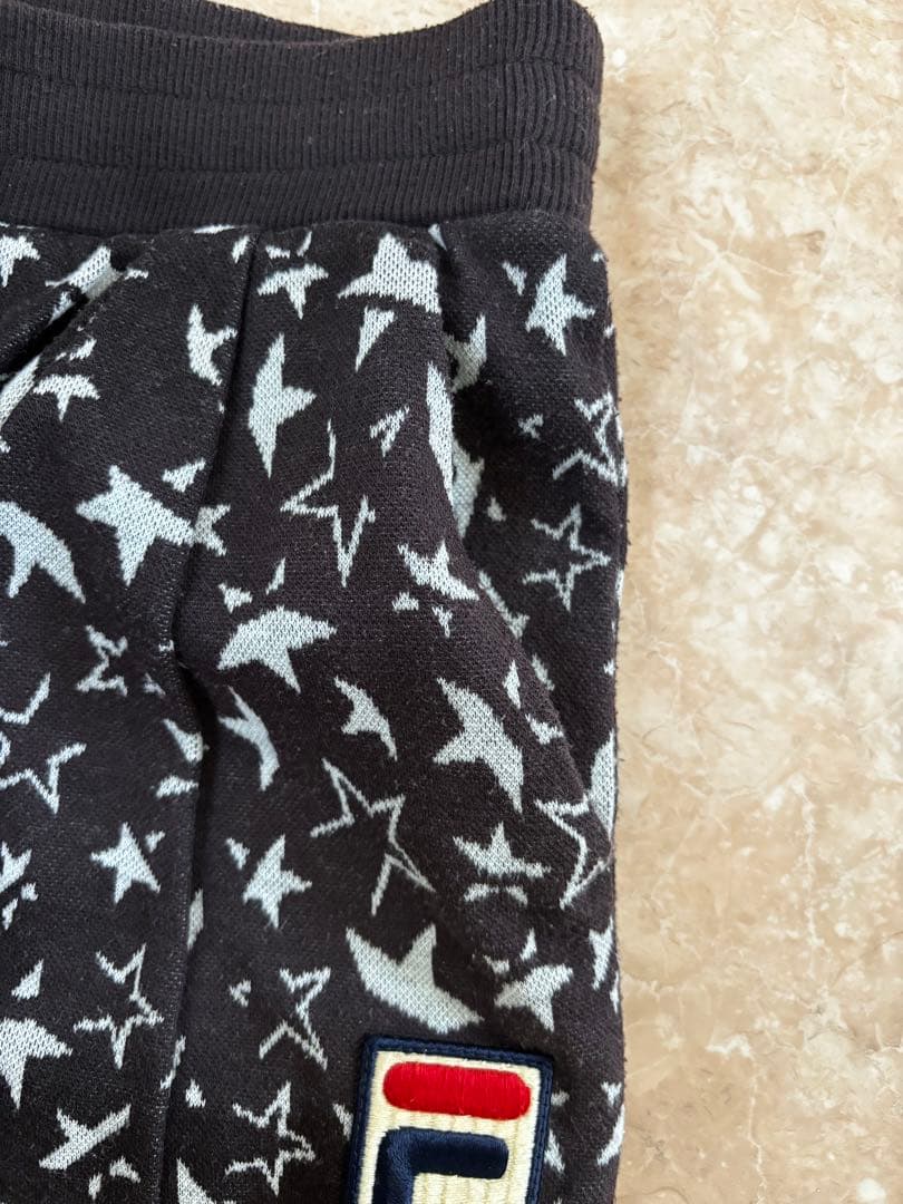 FILA 星柄　パーカー、ゲームシャツ、ショートパンツの3点セットM