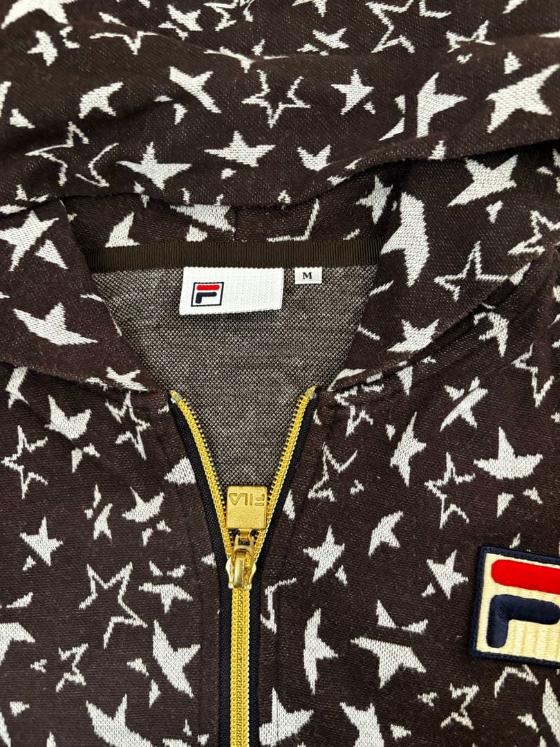 FILA 星柄　パーカー、ゲームシャツ、ショートパンツの3点セットM