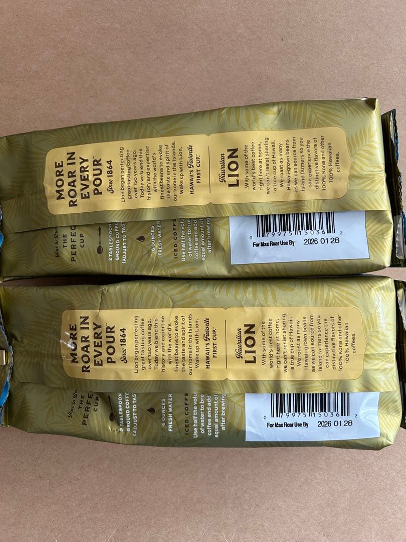 LION Coffee Kona 100% 粉 ✖️2袋