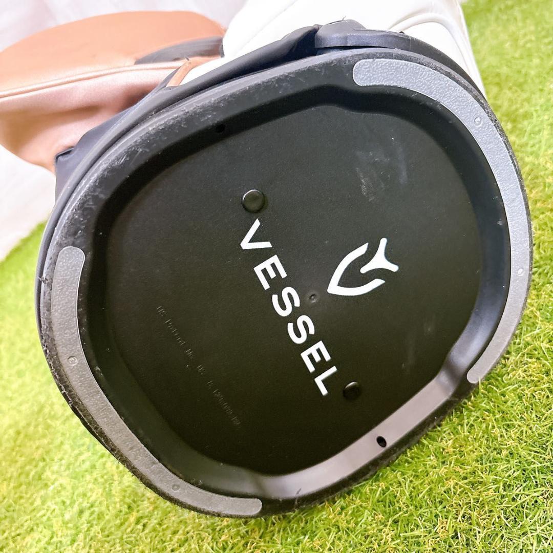 Vessel ベゼル キャディバッグ スタンド式 高級 合皮 希少 3.0