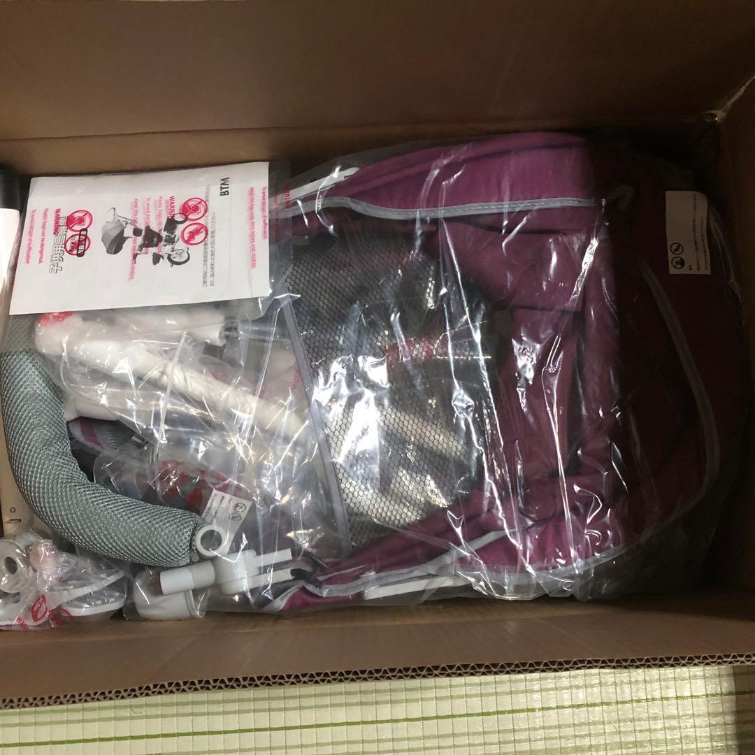 新品未使用 BTM パープル 三輪車 子供用　紫