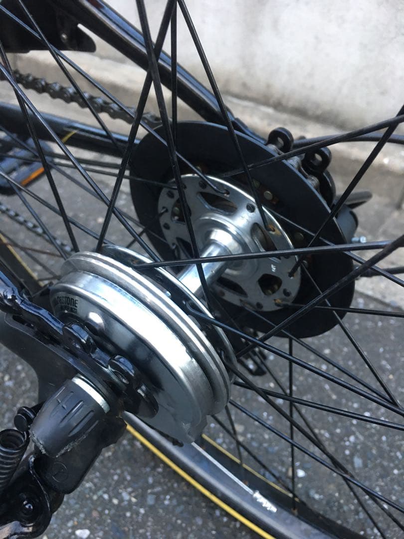 整備済 マウンテンバイク 自転車 子供 黒 ブラック26インチ 美品 綺麗 美品