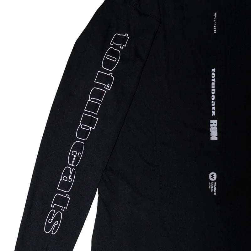 tofubeats RUN Long Sleeve Tシャツ 黒 Lサイズ 新品