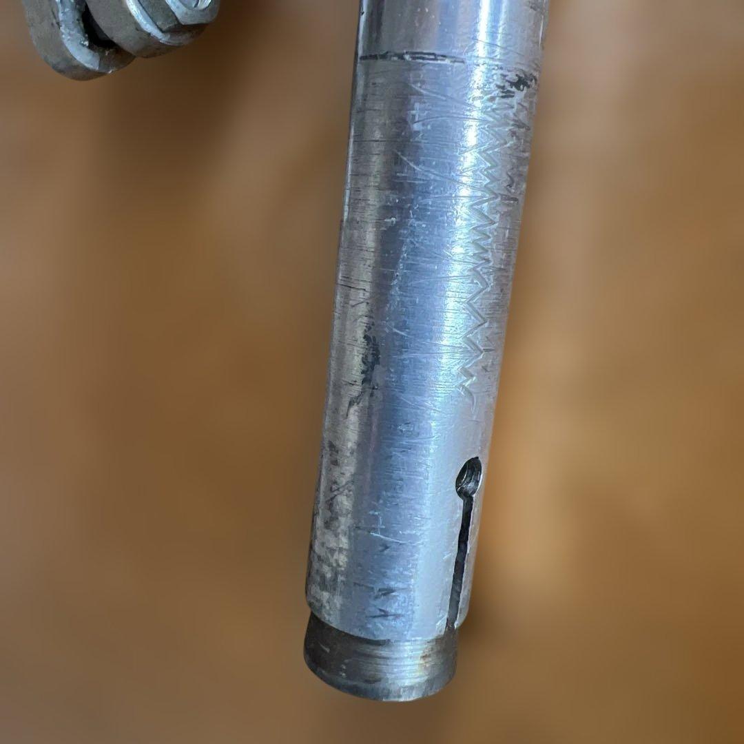 3ttt ビンテージアルミステム イタリア製 85mm 良品