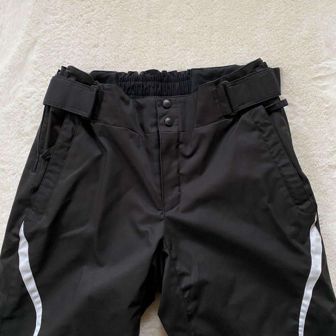 【美品】phenix スキーウェア　セットアップ　上下　チェック　ブラック　L