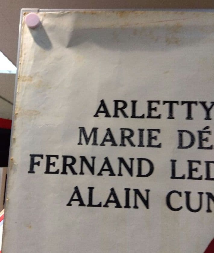 極レア悪魔が夜来る　フランスオリジナル映画ポスター1942　マルセル・カルネ作品