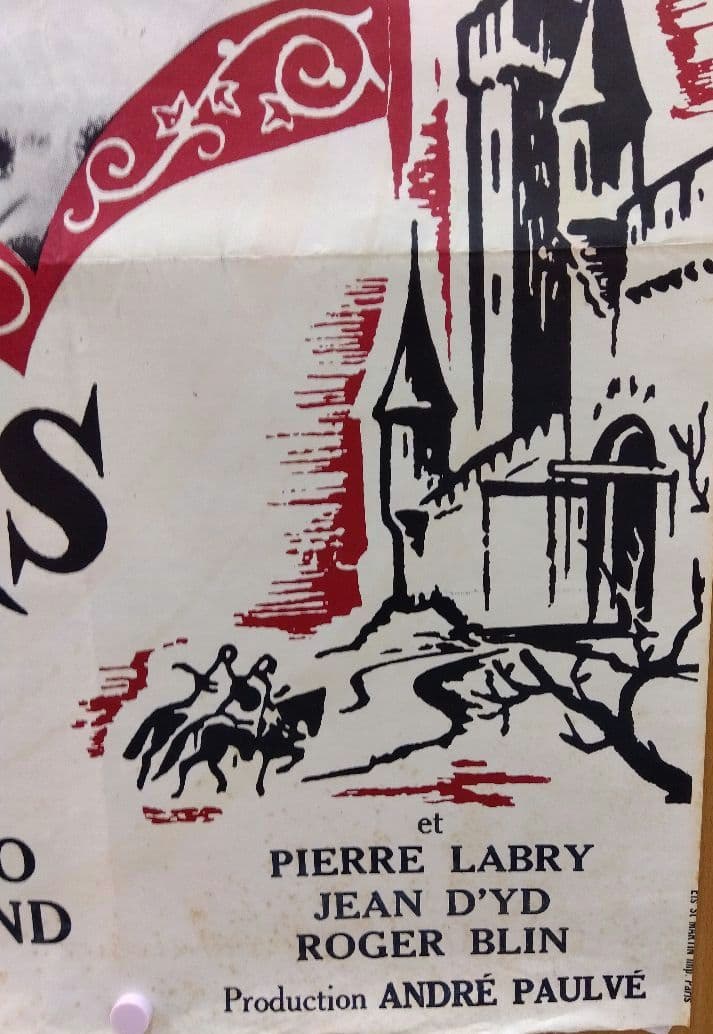 極レア悪魔が夜来る　フランスオリジナル映画ポスター1942　マルセル・カルネ作品