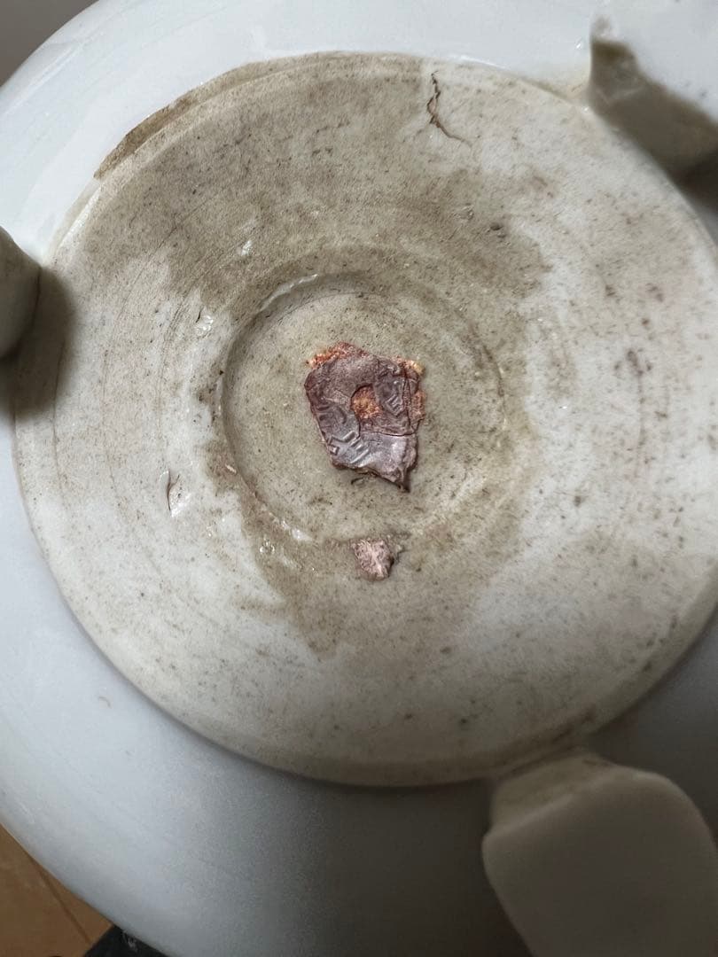 中国白磁香炉、徳化白磁