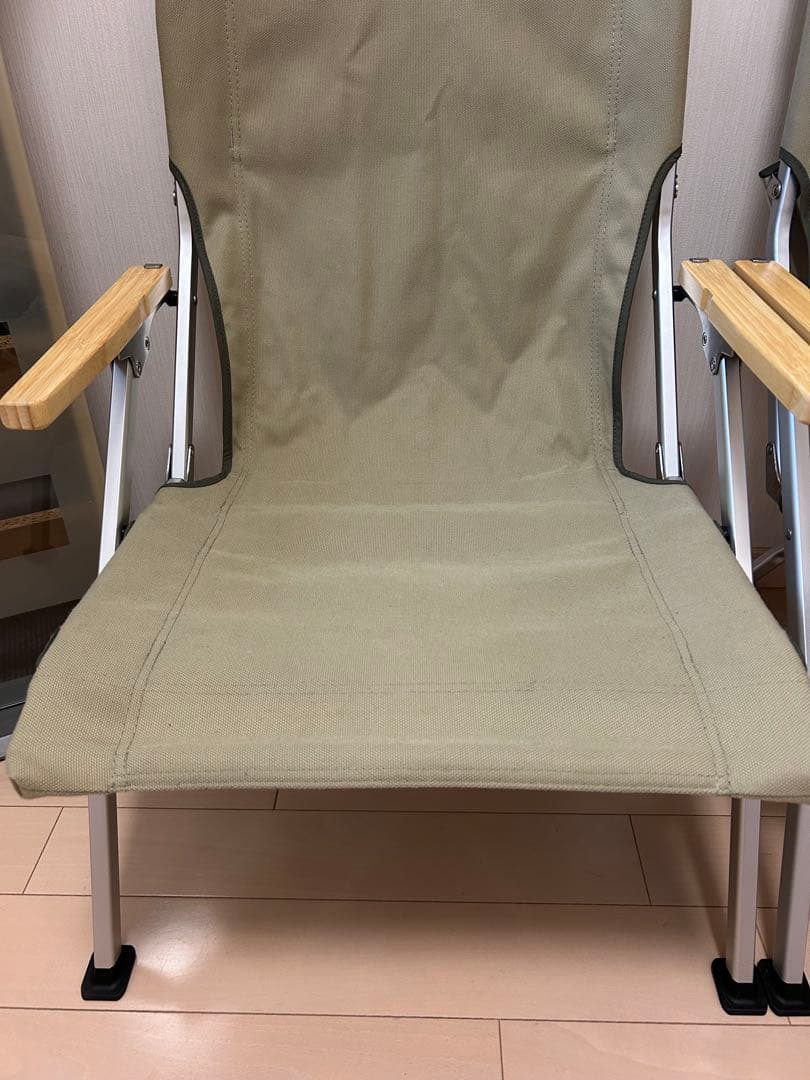 スノーピーク　ローチェア30 カーキ（2脚セット）