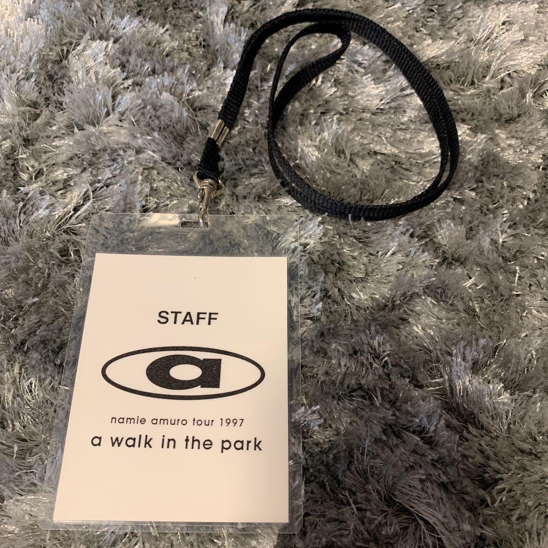 安室奈美恵 1997 Tour スタッフパス 非売品