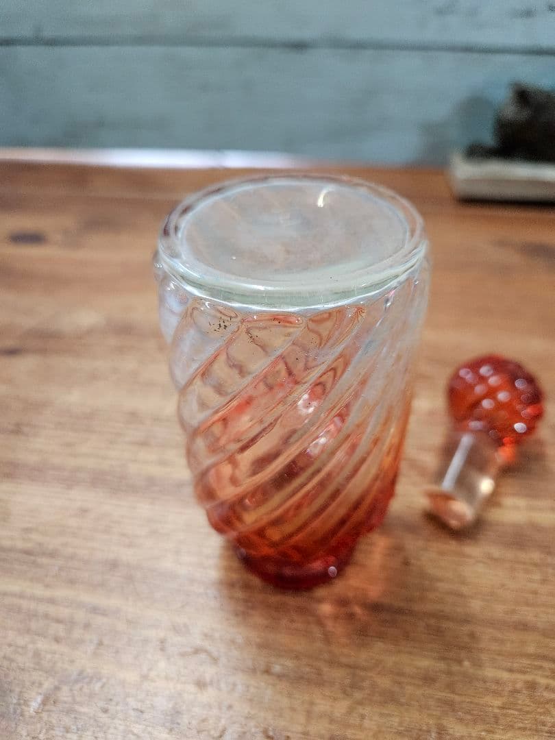 オールドバカラ BACCARAT バンブー ローズ 香水瓶 蓋付き ボトル