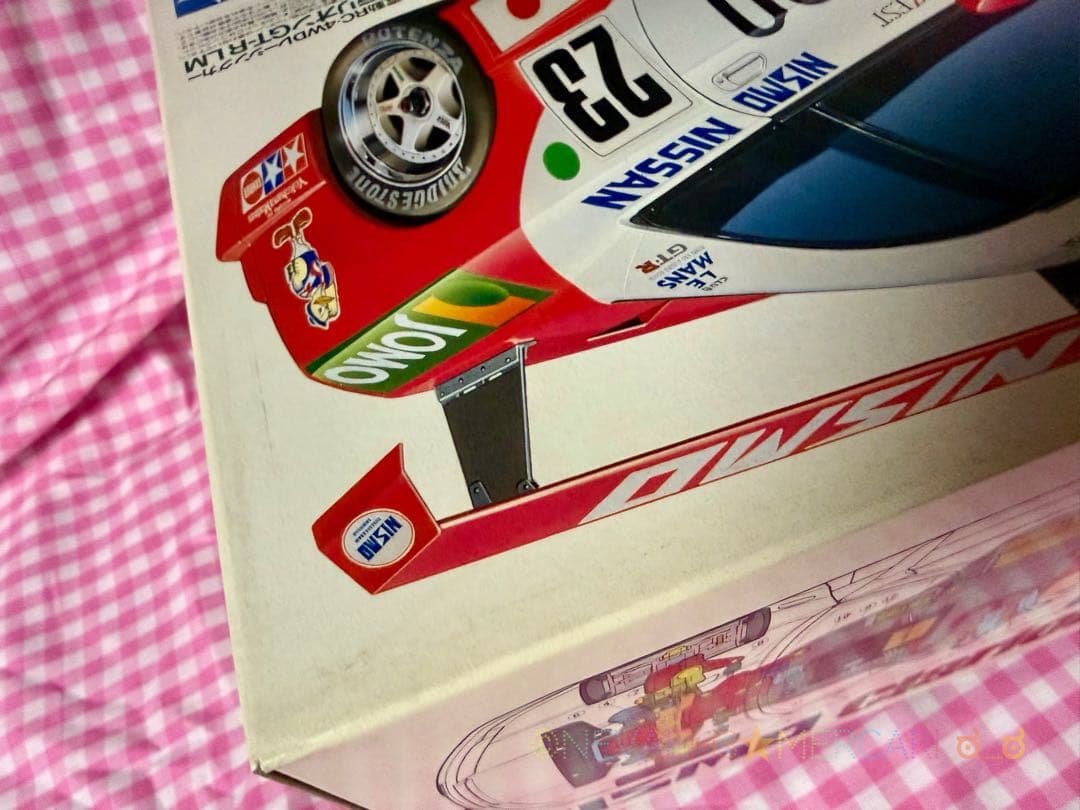 未組み立て★タミヤ◆ニスモ・クラリオンGT-RLM TA02Wシャーシ 1/10