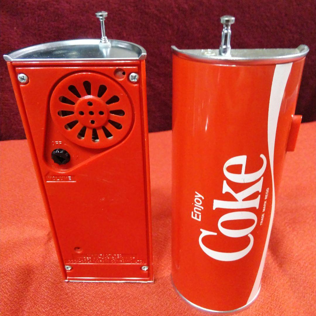 コカ・コーラ型のラジオ＆トランシーバー　2台セット
